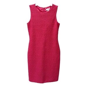 Calvin Klein Hot Pink Elegant Sleeveless Dress